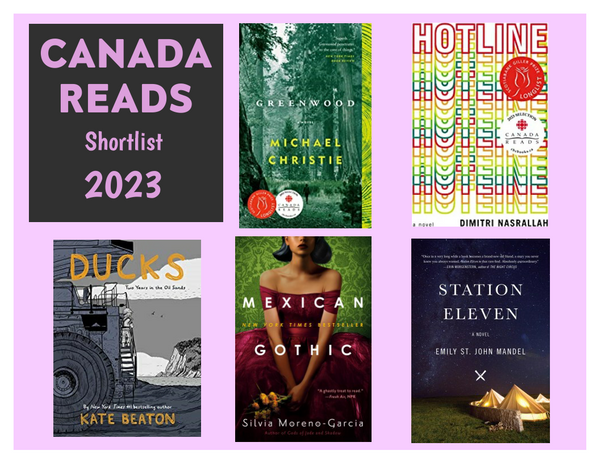 Book Lady on the Hill  Ranks 2023's Canada Reads!